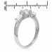 1.75 CTW Cz S-Silver 3-Stone Ring Size 7